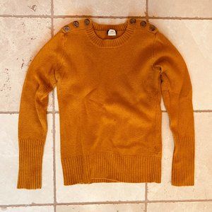 J. Crew Gold Button Sweater - image 1